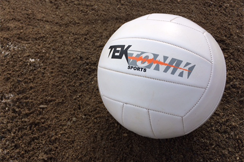 Plage de sable tamisée